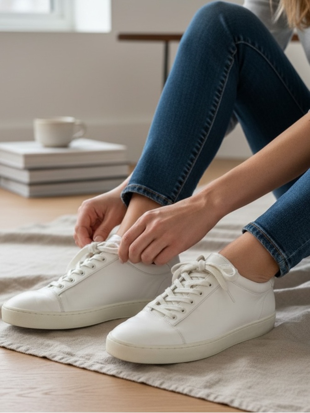 Vince Leather Belford
Sneakers- white size 8 - Picture 2 of 11